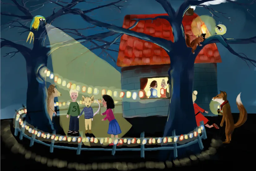 lichtjesfeest anne kunst kids first cop groep