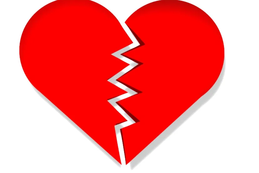 liefdesverdriet hart gebroken