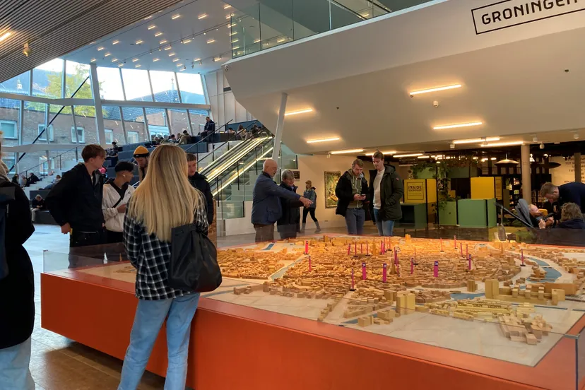 maquette binnenstad via forum groningen