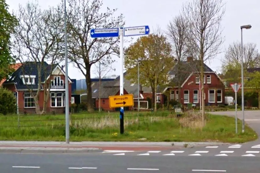 noorderhoogebrug woningen en industrie bord google maps