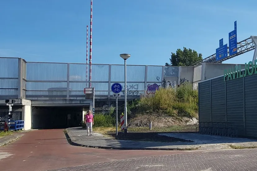 onderdoorgang paviljoen muntinglaan laan van de vrede