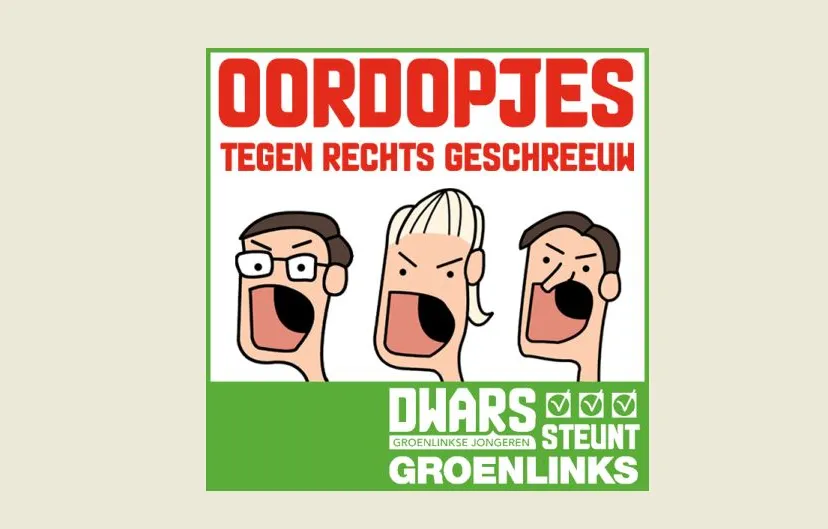 oordopjes dwars groenlinks