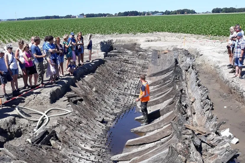 opgraving koopvaardijschip 1720 bij rutten door yftinus van popta 1