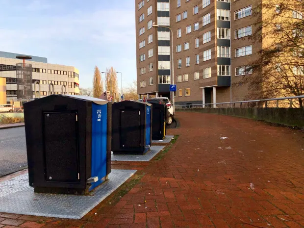 papier en textielcontainers rond jaarwisseling dicht 2019