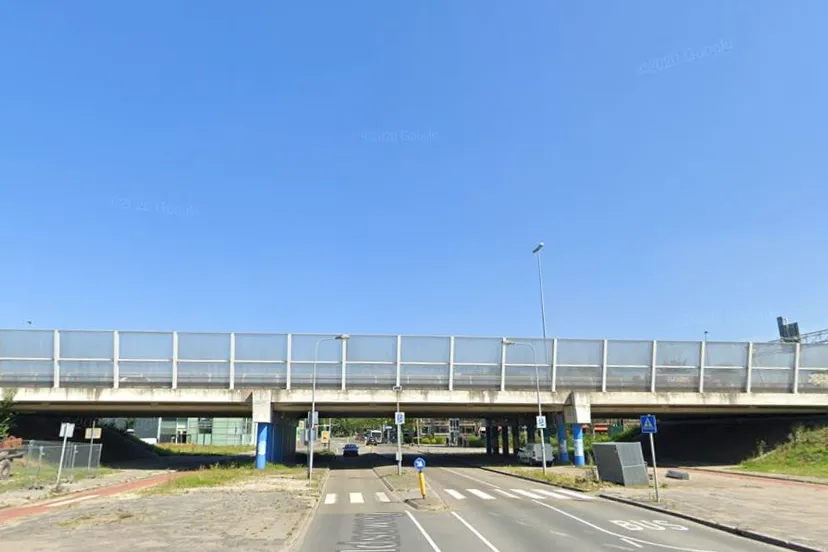 paterswoldseweg bij viaduct onder ringweg door