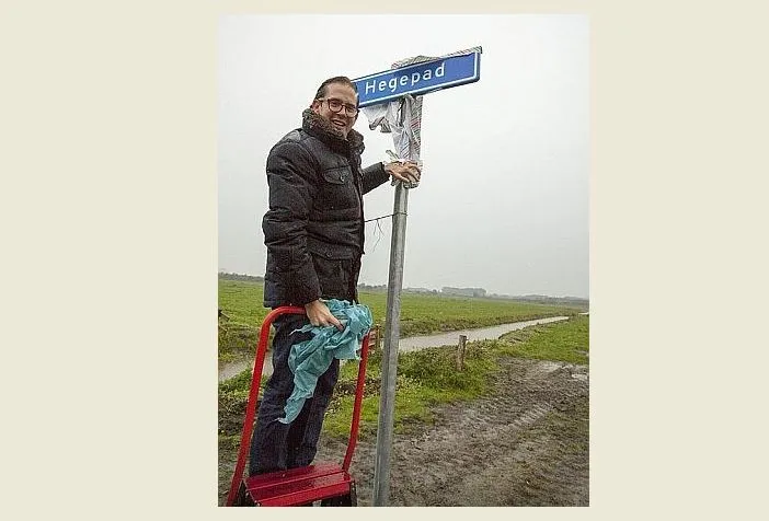 paul de rook opent fietspad gemeente groningen