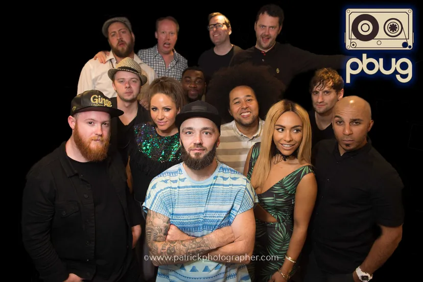 pbug band photo with logo patrickphotographercom