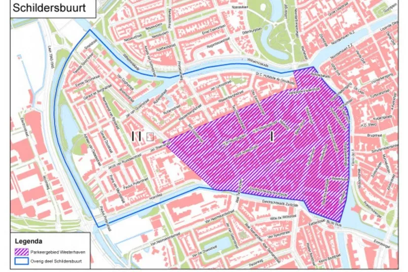 plattegrond schildersbuurt