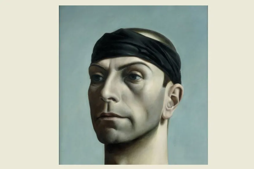 pyke koch 1901 1991 zelfportret met zwarte band