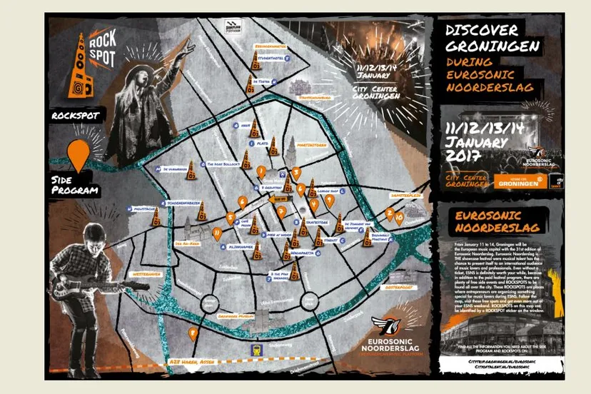 rockspots kaart esns 2017 communicatie marketing groningen