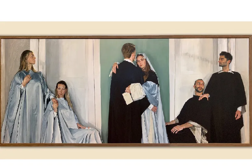 schilderij modderman