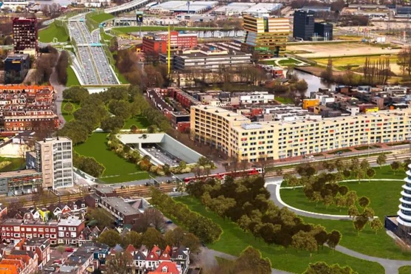 spoordek verdiepte ligging zo ziet het eruit in eindsituatie aanpak ring zuid