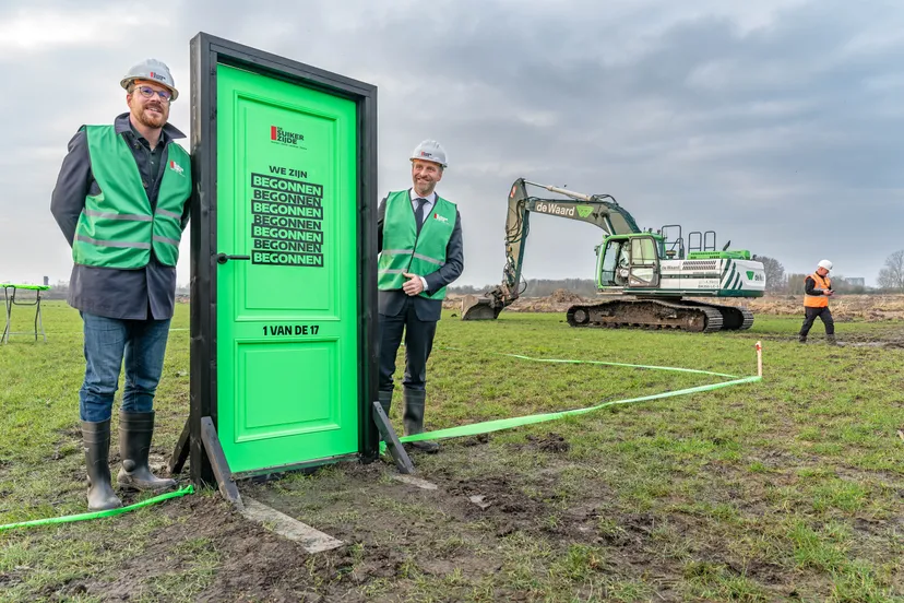 start bouw de suikerzijde foto bert lanting gemeente groningen 3