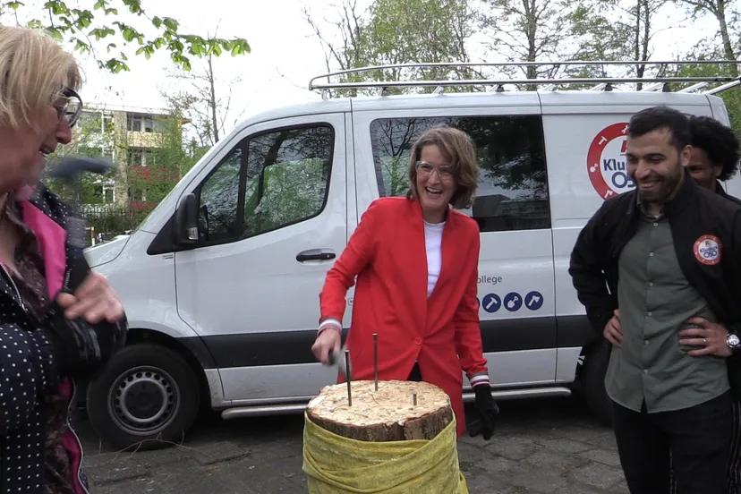 start klusbus050 van alfa college en gemeente groningen