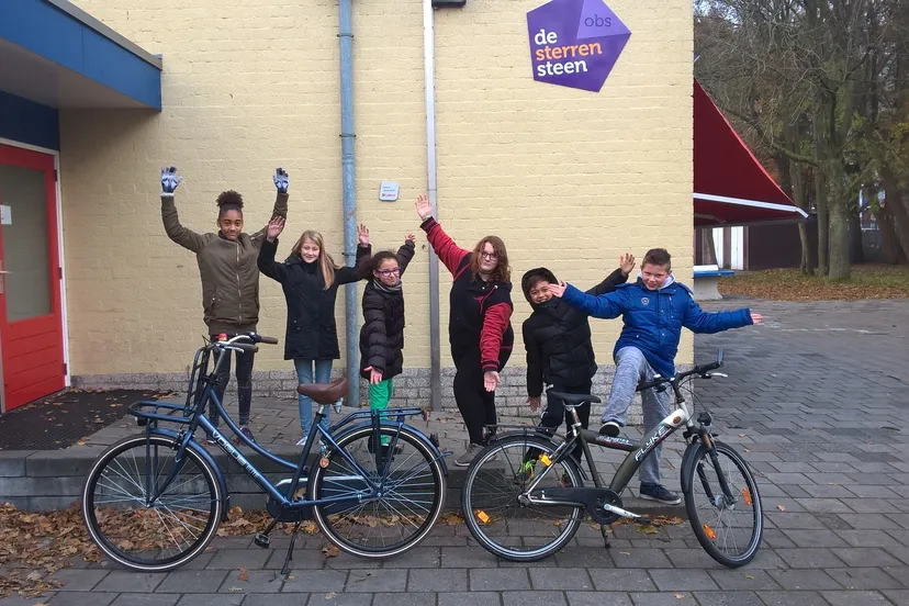 sterrensteen fix een fiets