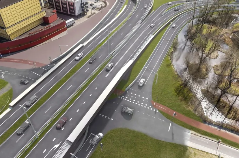 straks nieuwe situatie bij leonard springerlaan martiniplaza aanpak ring zuid