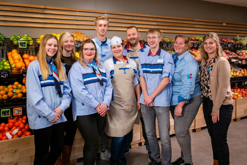 teamfoto albert heijn nieuwe ebbinge groningen 1