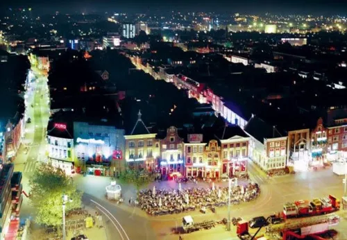 terassen grote markt snachts archief gemeente groningen