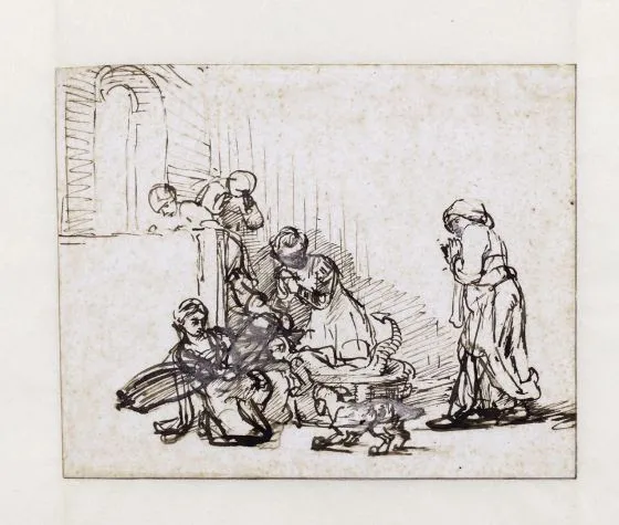 toegeschreven aan rembrandt de dochters van cecrops vinden erichthonius 1640 1645