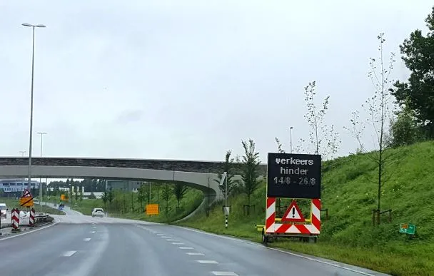 verkeershinder 14 augustus tot 26 augustus