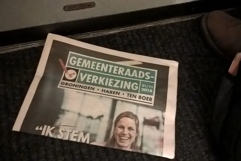 verkiezingskrant op deurmat