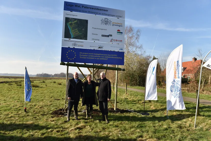 vlnr henk staghouwer carla alma en henk lammers provincie groningen