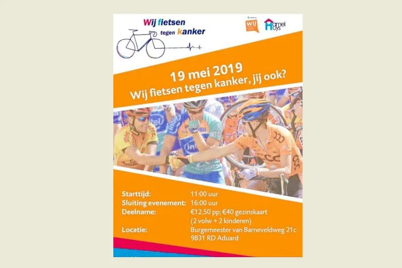 wij fietsen tegen kanker jij ook