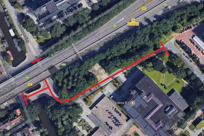 winschoter diep deels gestremd aanpak ring zuid