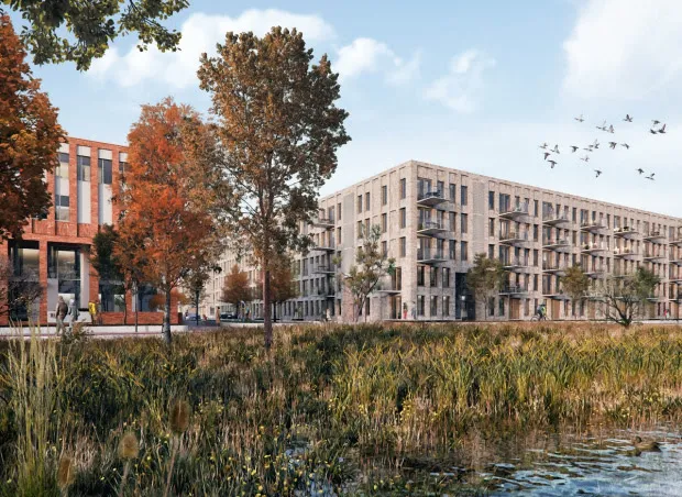 woningen op terrein tussen van heemskerckstraat en hoendiep