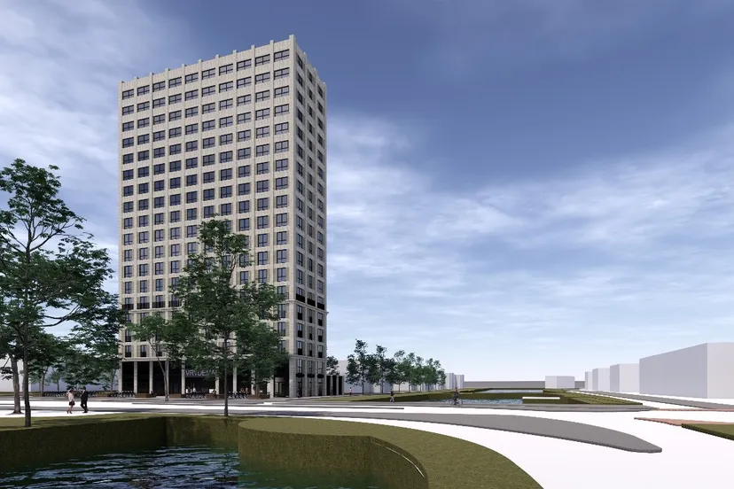 woontoren vrydemalaan via nijestee impressie kenk architecten