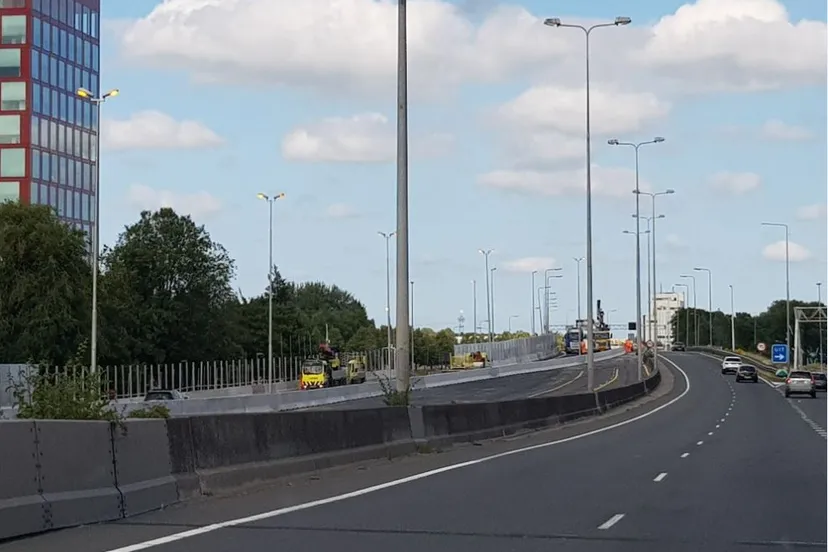 zuidelijke richting naar hoogezand