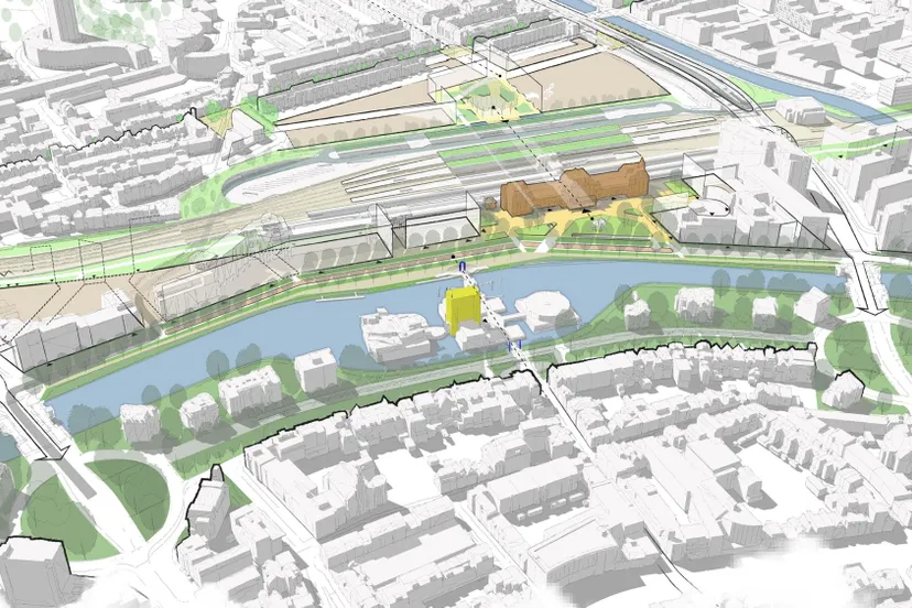 24 10 16 impressie structuurschets stationsgebied noordzijde 1