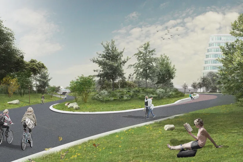 v1 splitsing duo impressie zuiderplantsoen