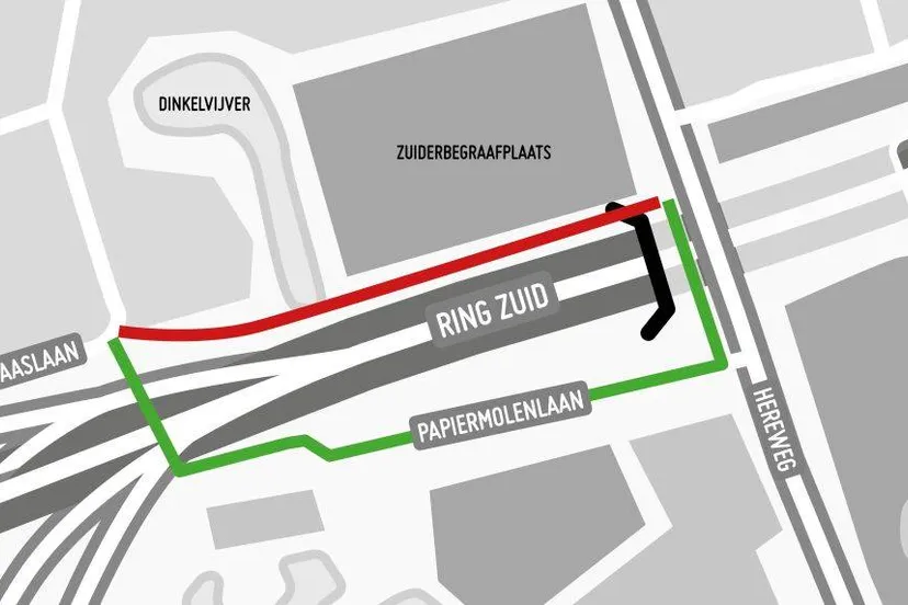 0217 fietspad maximaweg dicht