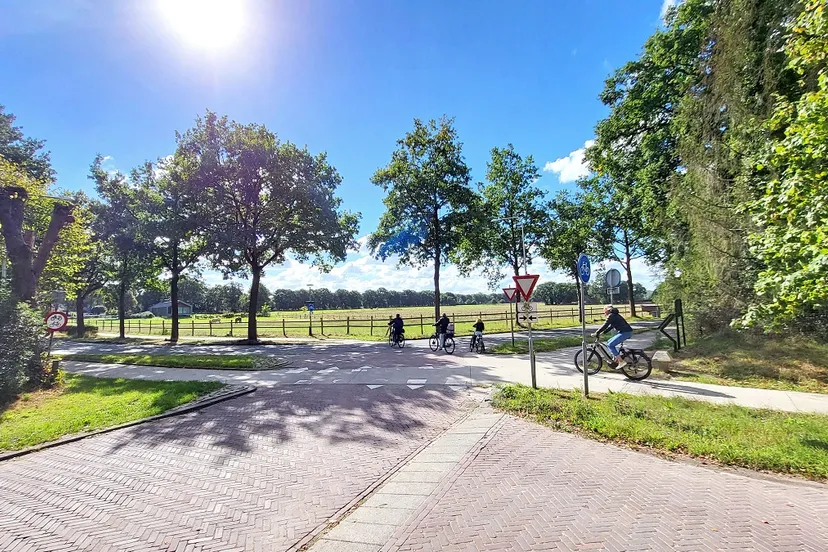 doorfietsroute zuidlaren haren klein