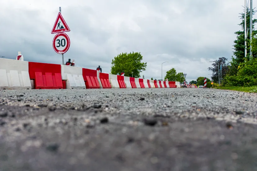 wegwerkzaamheden bord