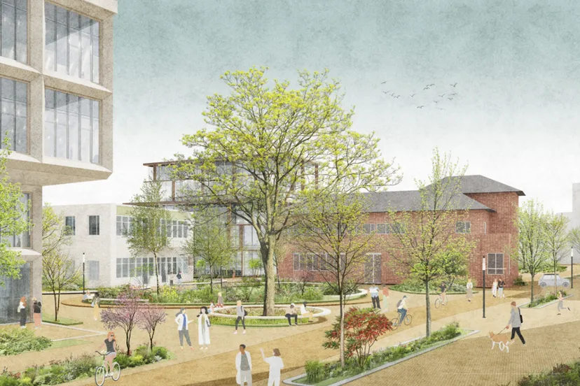 Impressie uit concept-gebiedsvisie Healthy Ageing Campus