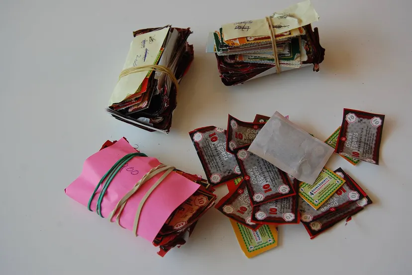 Douwe_Egberts_punten_as_collected_by_the_author_of_the_picture