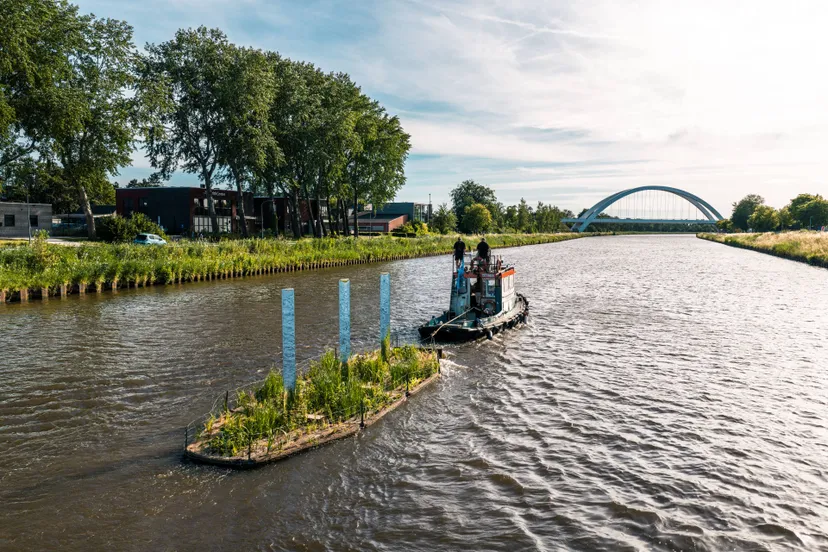 eiland langs Van Starkenborghkanaal 2