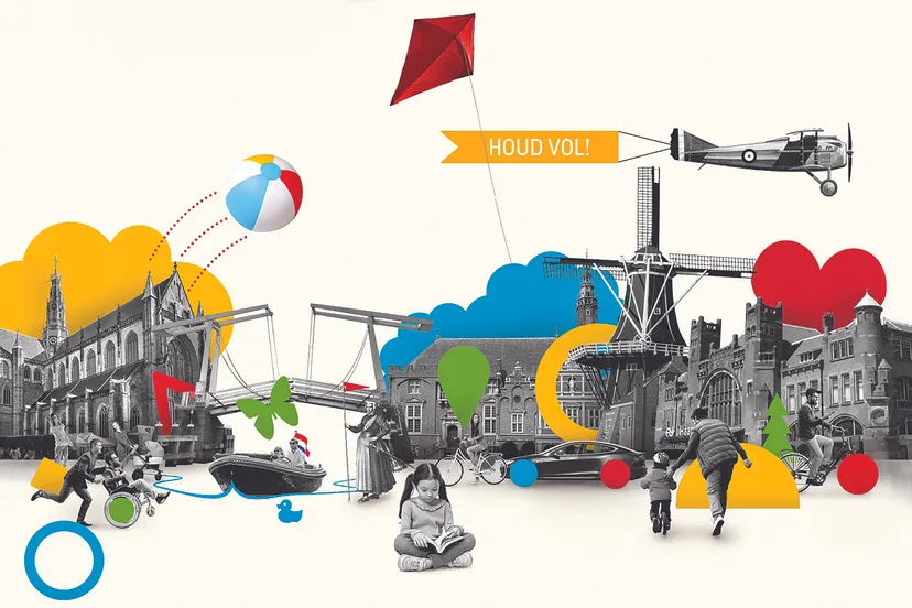 1 poster trots op haarlem uitsnede