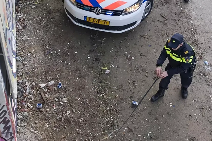 agent naast auto van bovenaf gezien kopieren 2b