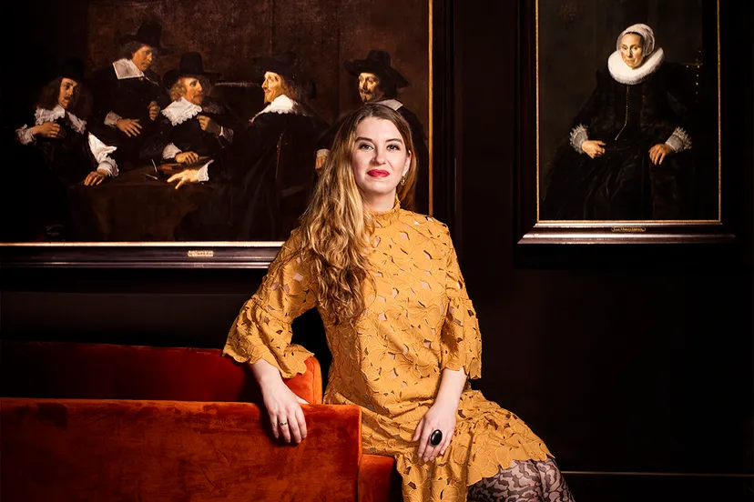 ann demeester in het frans hals museum in haarlem foto jacqueline de haas