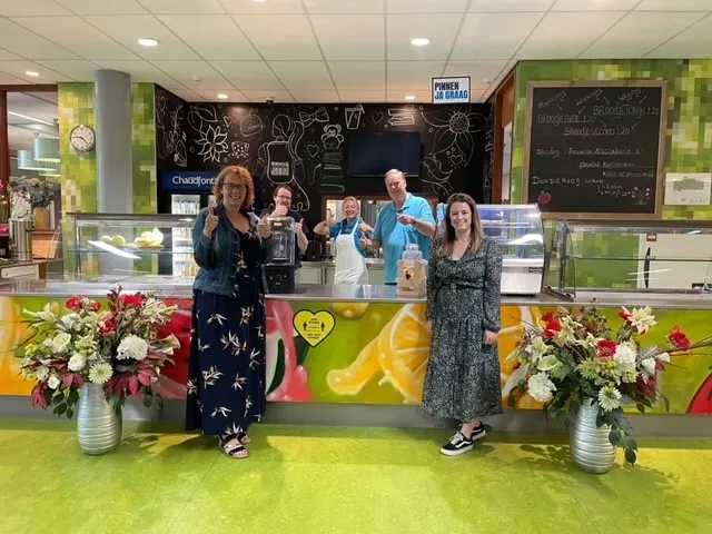 gouden schaal schoolkantine spaarne college