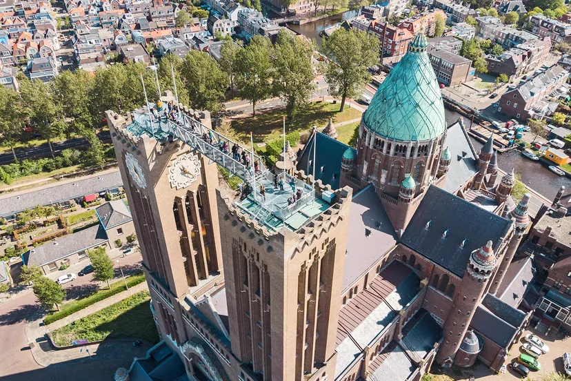 luchtfoto kathedraal