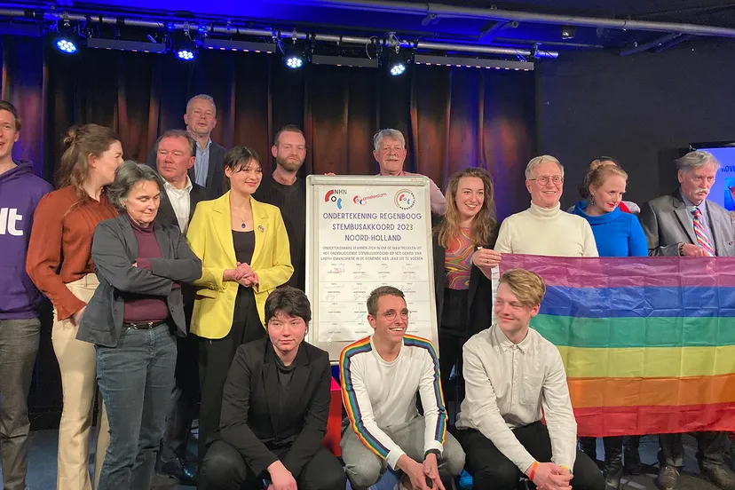 ondertekenaars regenboogakkoord statenverkiezingen nh 2 foto coc kennemerland