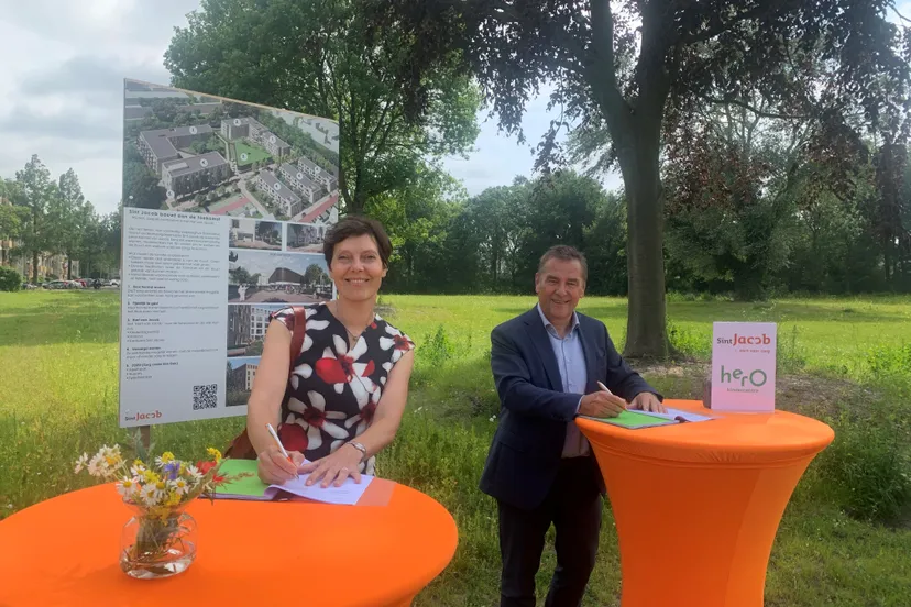 ondertekening verbindingsovereenkomst sint jacob en hero kindercentra 15 juli 2021