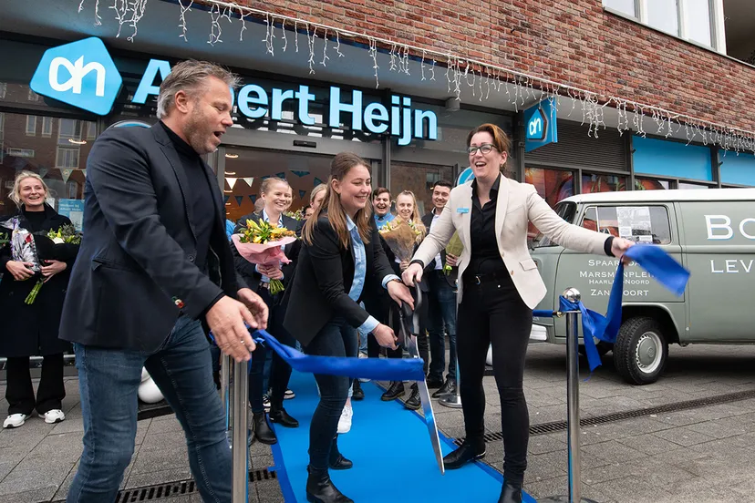 openingalbertheijnbouwensmarsmanpleinhaarlemfoto albertheijnyasminhargreaves