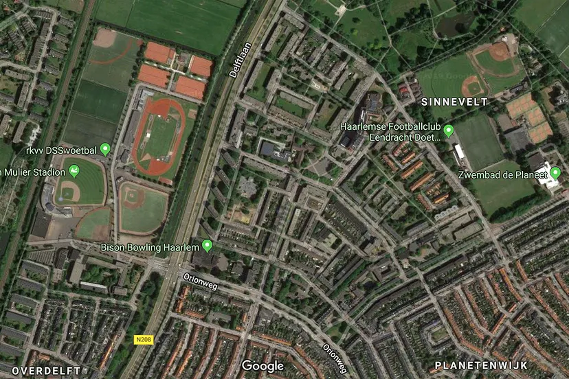 orionweg planetenlaan google maps