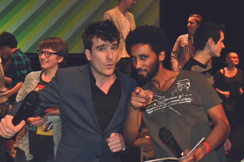 oscar kocken met fuad rechtenvrij te plaatsen fotograaf onbekend