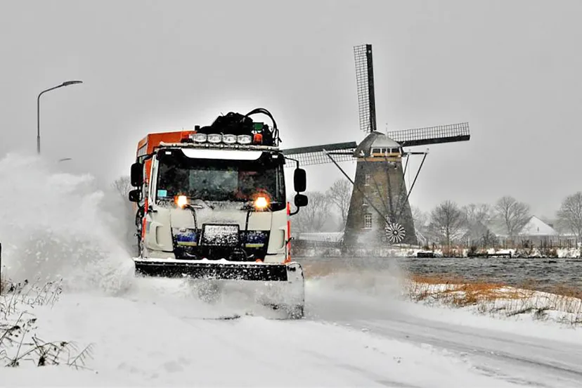 2021 02 09 door gladheid minder afvalinzameling